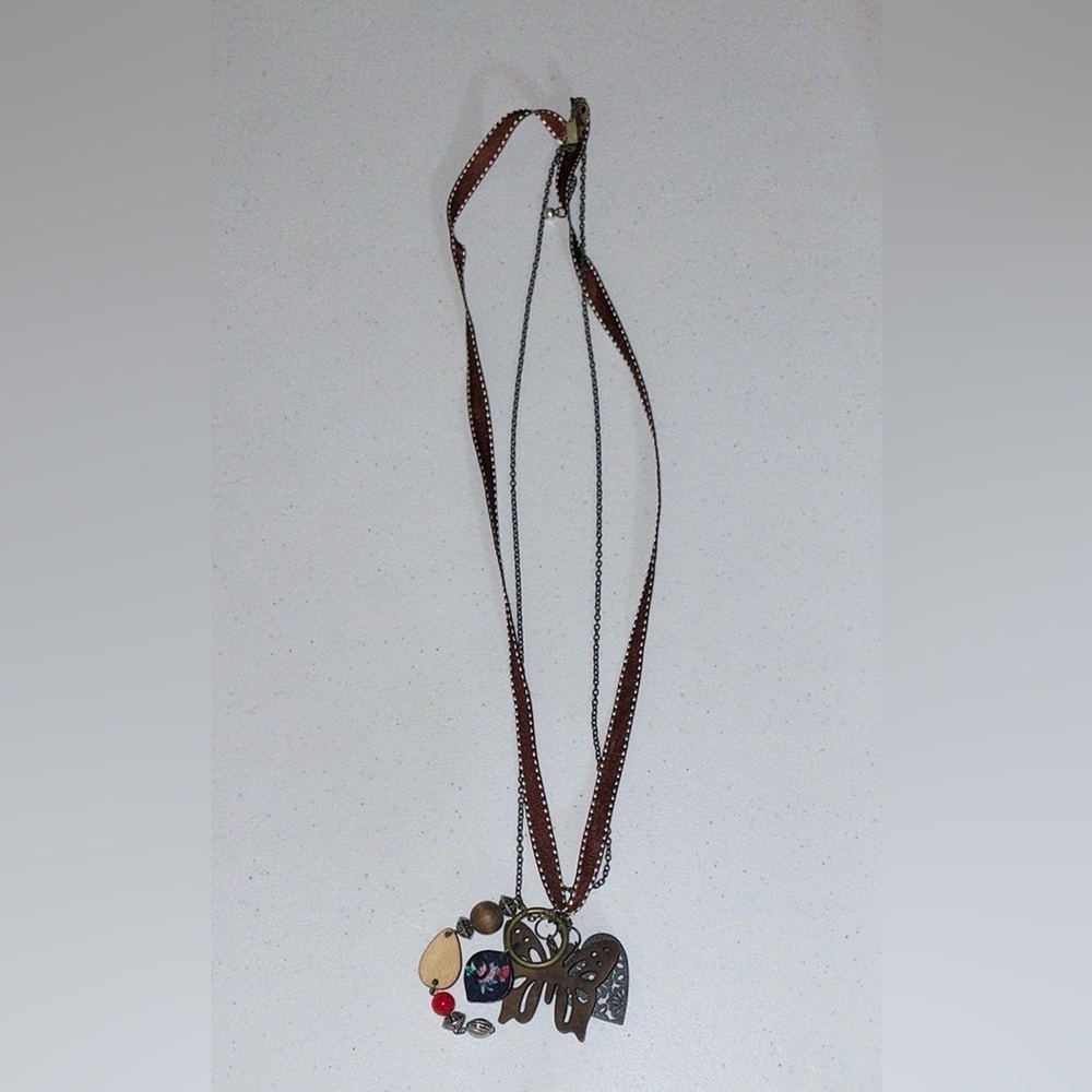 Fun Necklace with Four (4) Charms - Picture 2 of 5